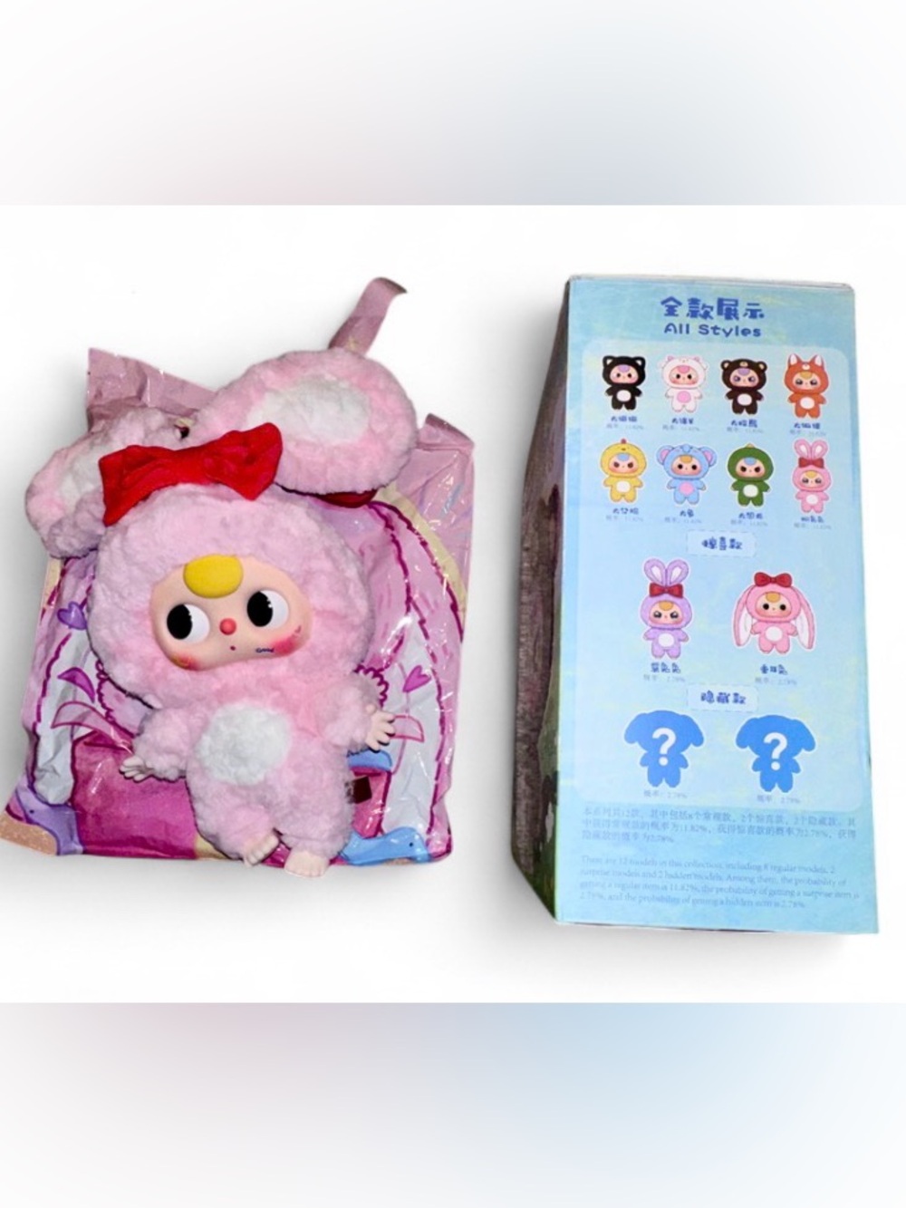 🐰 Baby Three 400% Big Baby – Confirmed Pink Bunny (Bulba Eyes) 💖🎀 - Picture 2 of 8